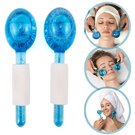 Glitter Crystal Ice Therapy Facial Massage Ball