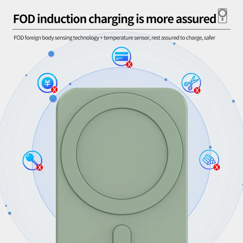 Convenient-Easy to Use Magnetic Wireless Charger Phone Stand For Iphone 12 ProMax 12Mini and Up